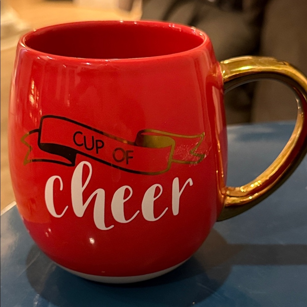 Red and Gold Mug - Cup of Cheer